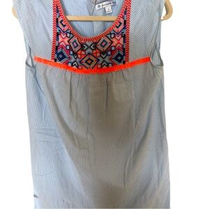 Southern Tide embroidered tank